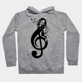 Treble Clef -  Trombone Hoodie